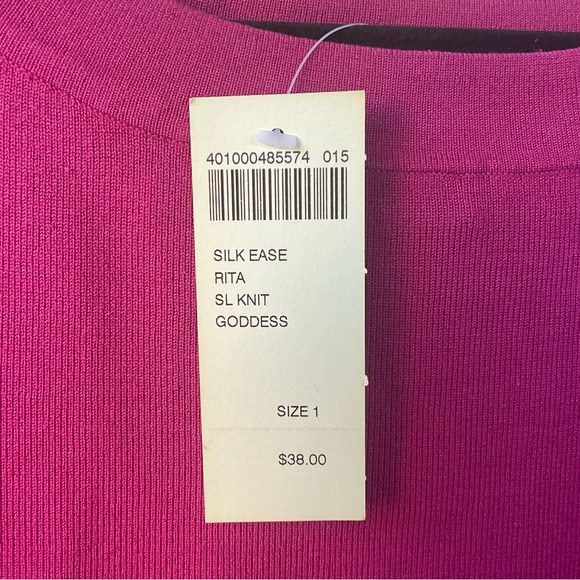 Chico’s Silk Ease Rita Sleeveless Knit Goddess ; NWT; M/8 - Picture 4 of 12